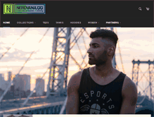 Tablet Screenshot of nerdvanaclothing.com